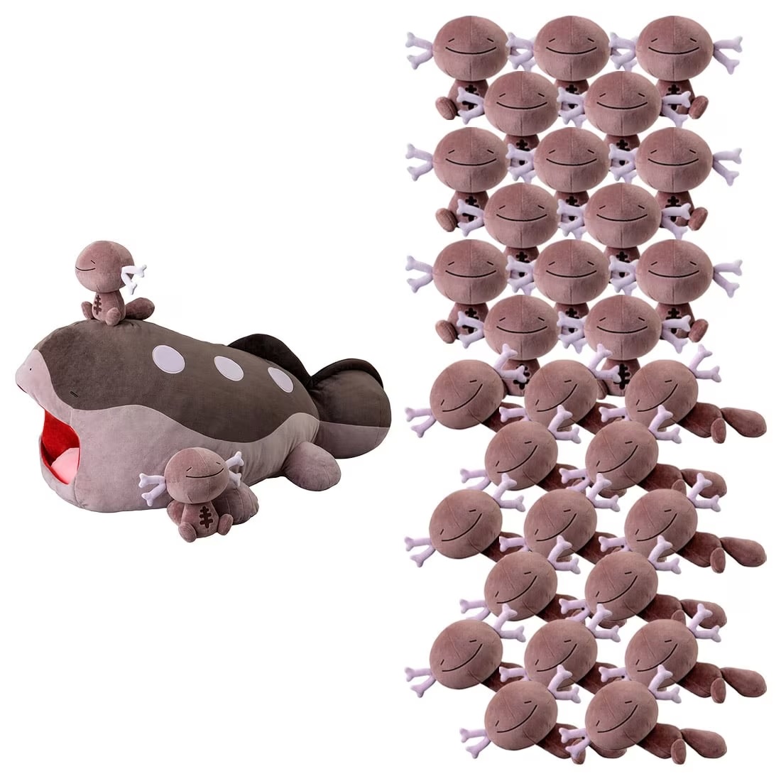 Giant Clodsire Pokémon plushie comes with up to 32 Woopers in 