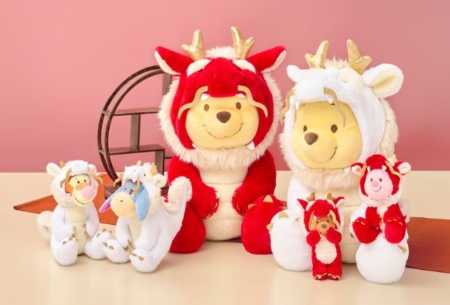 Year of the Dragon Pooh! Disney Japan’s plushies gets early Chinese zodiac changeover【Pics】