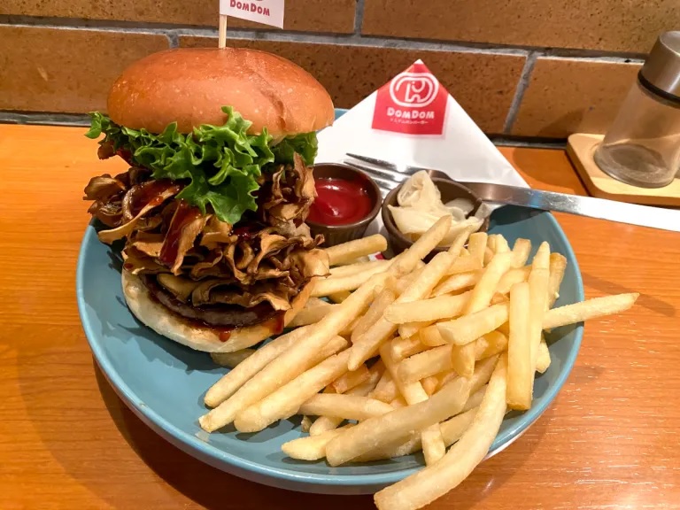 My oh maitake! Japan’s oldest hamburger chain’s new mushroom burger is like eating a forest
