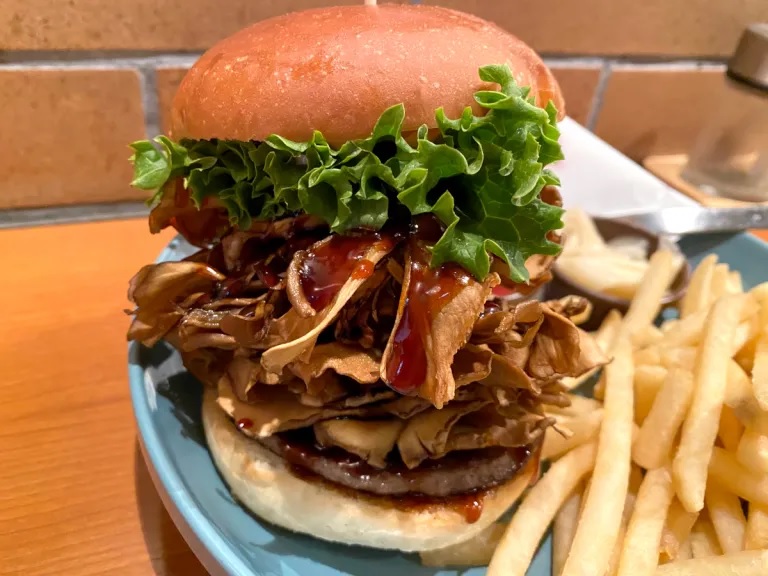 My oh maitake! Japan’s oldest hamburger chain’s new mushroom burger is like eating a forest
