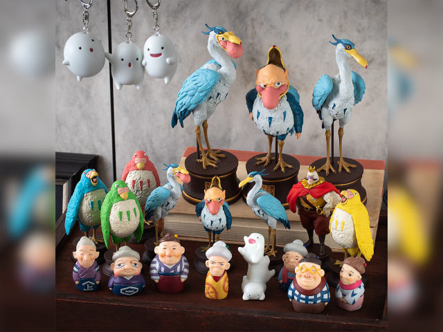The Boy and the Heron merchandise statue plush toy figurine Studio Ghibli shop new anime How Do you Live goods news photos Hayao Miyazaki 
