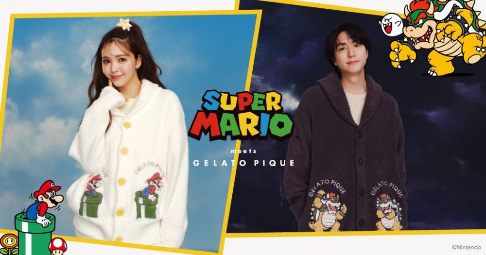 Super Mario meets Gelato Pique in Japan