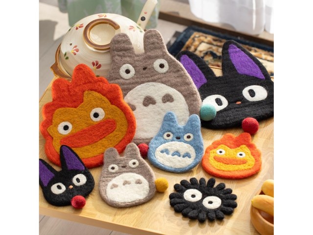 Handmade wool Totoro/Ghibli coasters are available now for the first time in seven years【Photos】