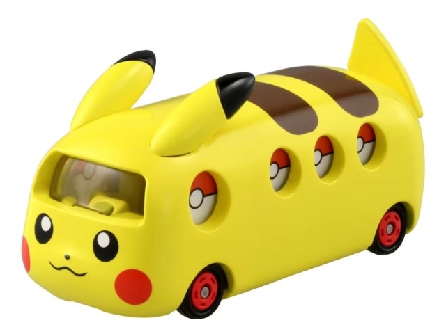 Miniature version of the real-world Pikachu-shaped Pokémon bus is the newest Dream Tomica car