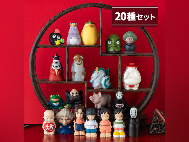 No Face Statue Spirited Away Action Figure 9 Pcs/set - Ghibli Merch Store -  Official Studio Ghibli Merchandise
