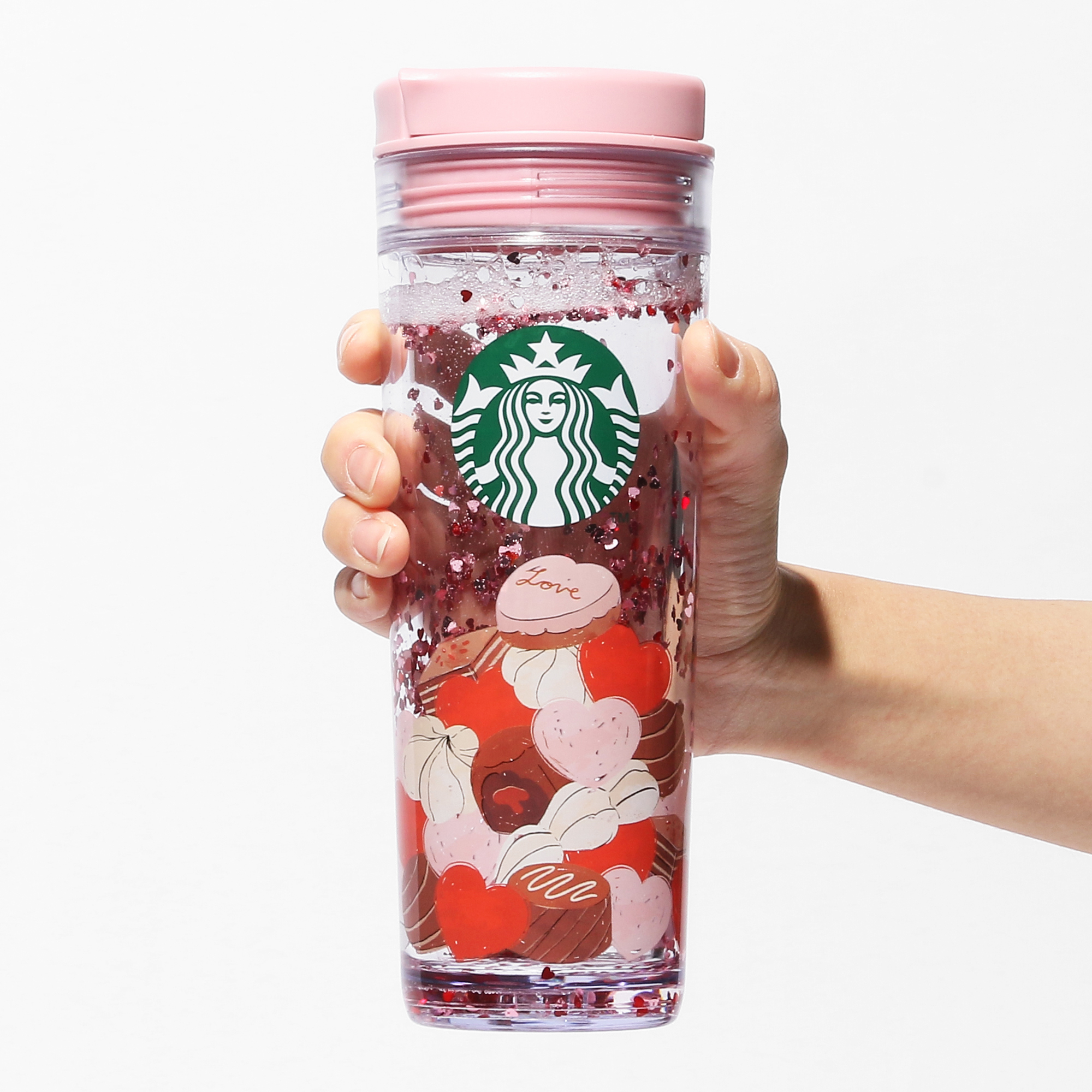 2023 Japan Starbucks Valentine Red Heart Tumbler 414ML authentic with Limited Time Bonus