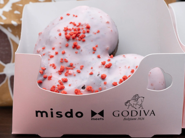 Godiva x Mister Donut’s new chocolate doughnuts threaten to break our hearts this Valentine’s Day
