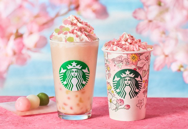 Starbucks Japan unveils new Sakura Frappuccino for cherry blossom-viewing season 2024