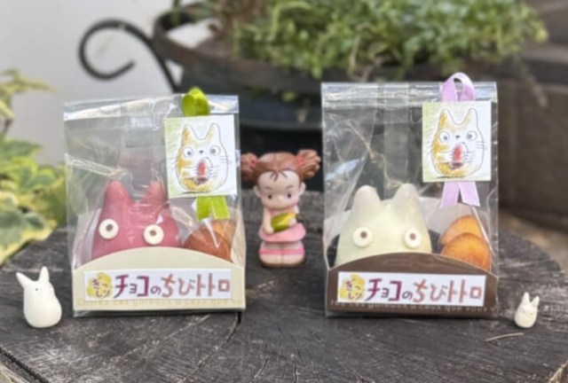 Chibi Totoro Valentine’s chocolate cream puffs appear, are sweet both inside and out