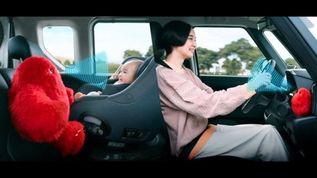 Nissan develops robot to calm babies during car rides