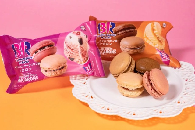 Collaboration brings Baskin Robbins macarons to Family Marts across Japan