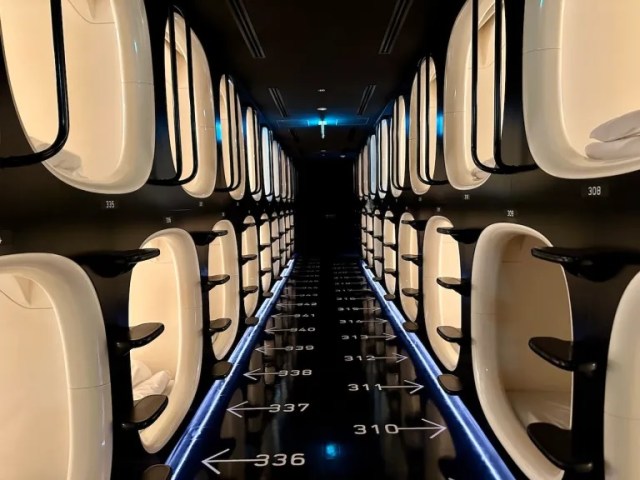 Super-cheap Online Shopping – Can you make a capsule hotel look cool with a 365-yen aurora light?
