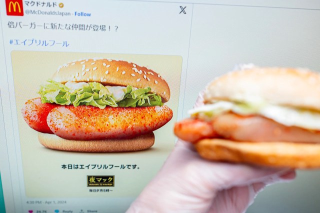 McDonald’s Japan teases customers with a crazy mentaiko burger