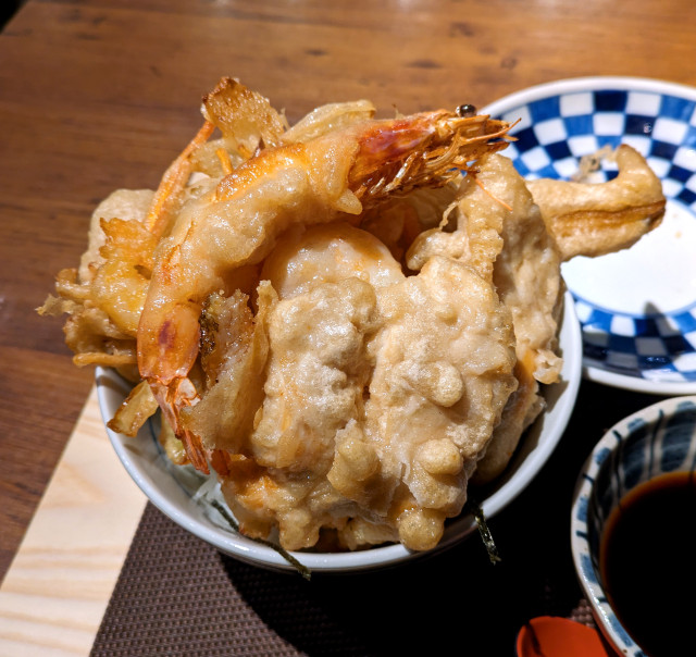 Tokyo restaurant offers “DIY Tempura Bowls,” so of course we had to go check it out