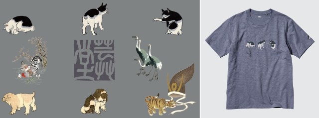 Uniqlo brings cultural cuteness to Edo animals T-shirt line with Japanese history’s greatest artists