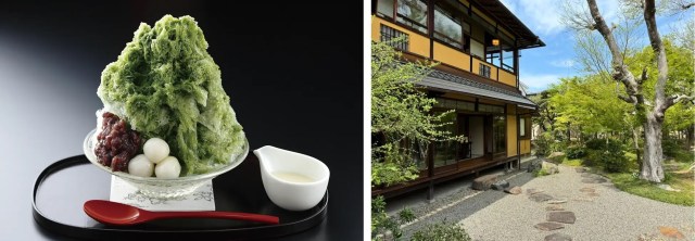 Perfect Japanese summer day: Chilled desserts served in a Kyoto manor house