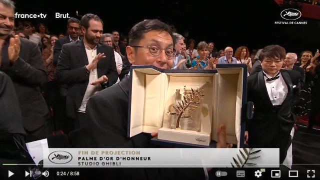 Studio Ghibli receives honorary Palme d’Or at Cannes Film Festival 【Videos】