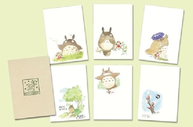 Hayao Miyazaki-painted Totoro post cards on sale, proceeds help preserve real-life Totoro forest