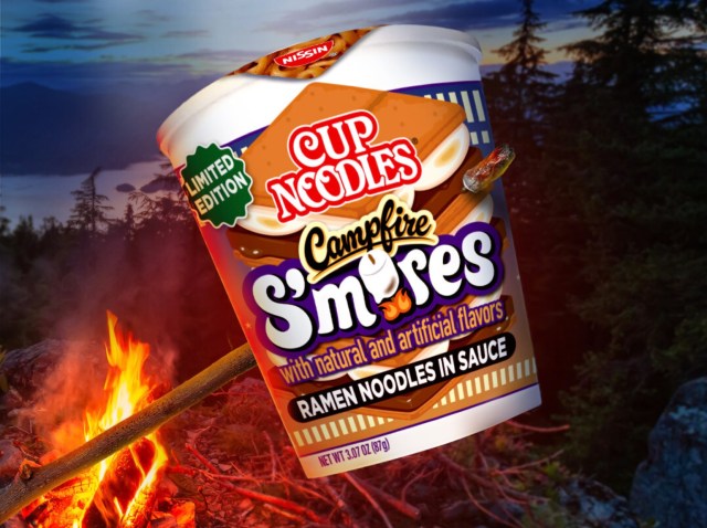Cup Noodles Campfire S’mores puts a weird new twist on instant ramen