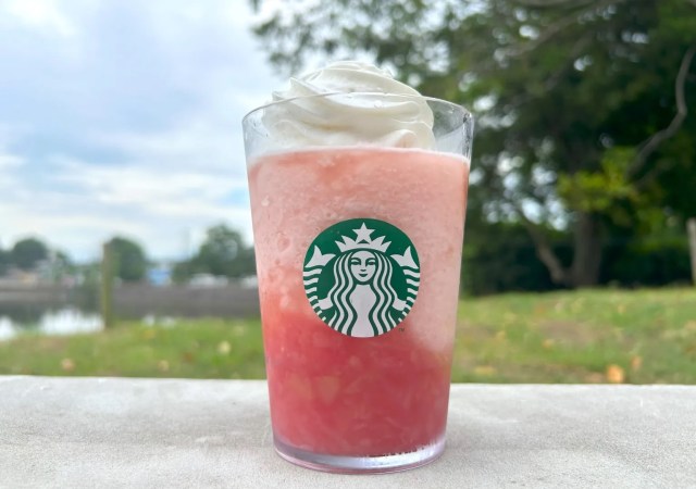 Starbucks Japan adds a new Love & Peach Frappuccino to its menu for summer