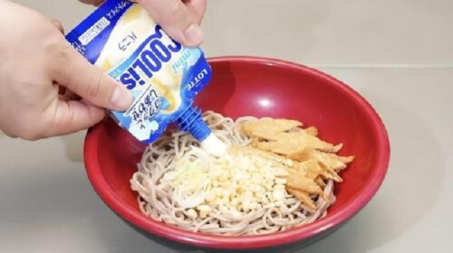 Japanese restaurant’s ice cream noodles combine sweet cream, onion, and fish stock flavors