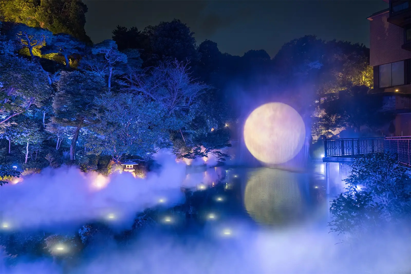 One of Tokyo’s most beautiful gardens gets its own moon for moon-viewing season