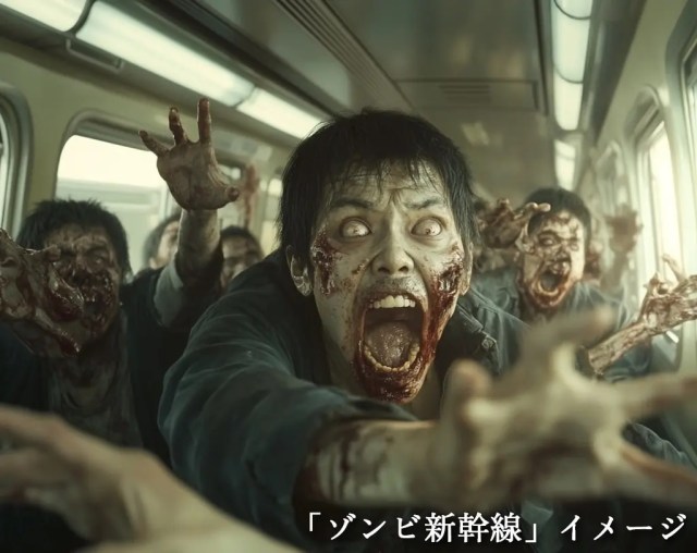 Shinkansen zombie outbreak occurring for first-ever haunted bullet train event