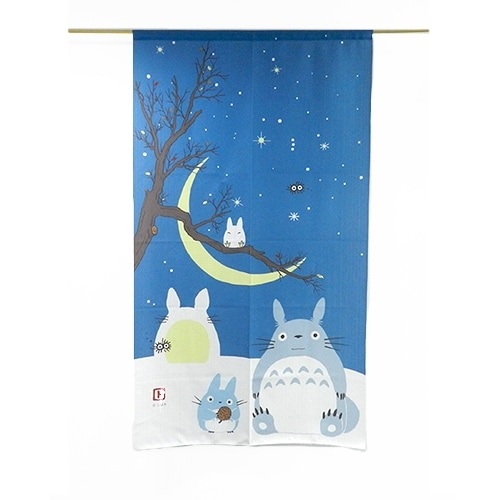 Totoro tapestry noren are ready to welcome you to winter (or whichever other season you like)