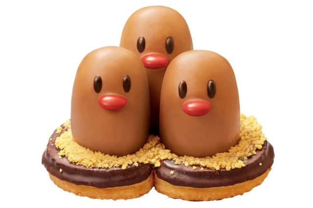 Japan’s Pokémon donuts are evolving as Diglett grows into Dugtrio churro!