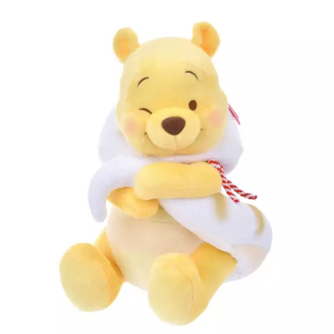 Serpentine Winnie the Pooh Year of the Snake plushies, Mickey and