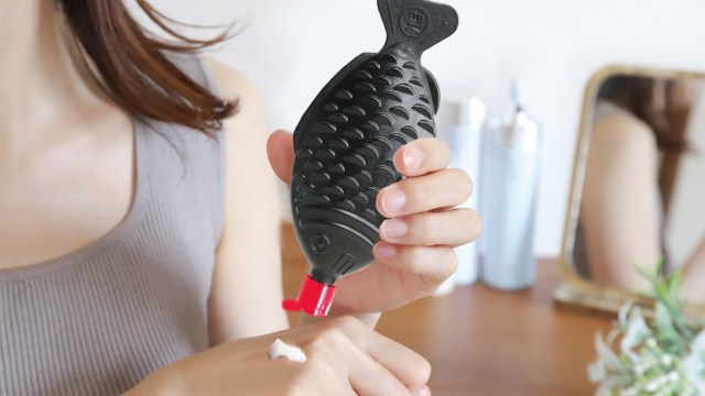 Japan now has fish-shaped soy sauce bottle hand cream