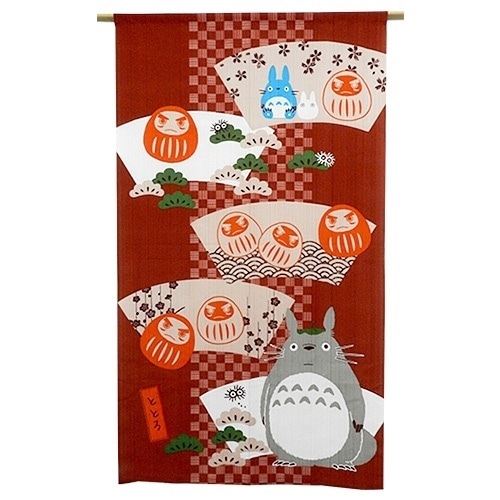 Special Totoro good-luck noren tapestries usher good fortune and