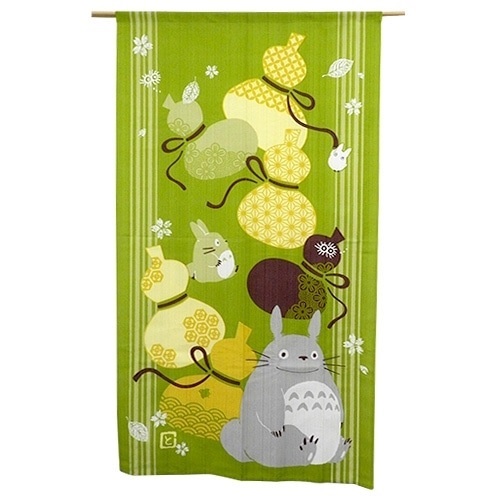 Special Totoro good-luck noren tapestries usher good fortune and