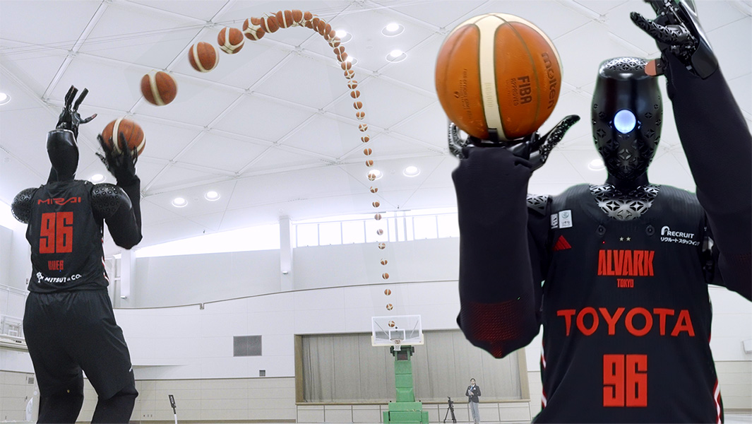 Toyota's humanoid robot earns second Guinness World Record for basketball skills.