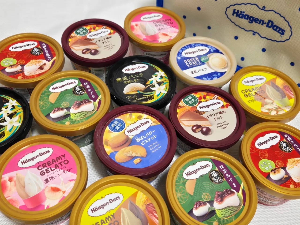 The Häagen-Dazs Japan fukubukuro lucky bag is filled with…ice