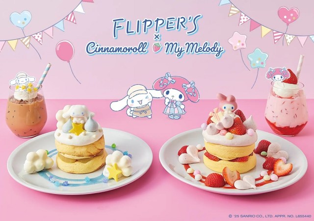 Sanrio pancakes celebrate My Melody’s birthday, and Cinnamoroll too, at Japanese cafes