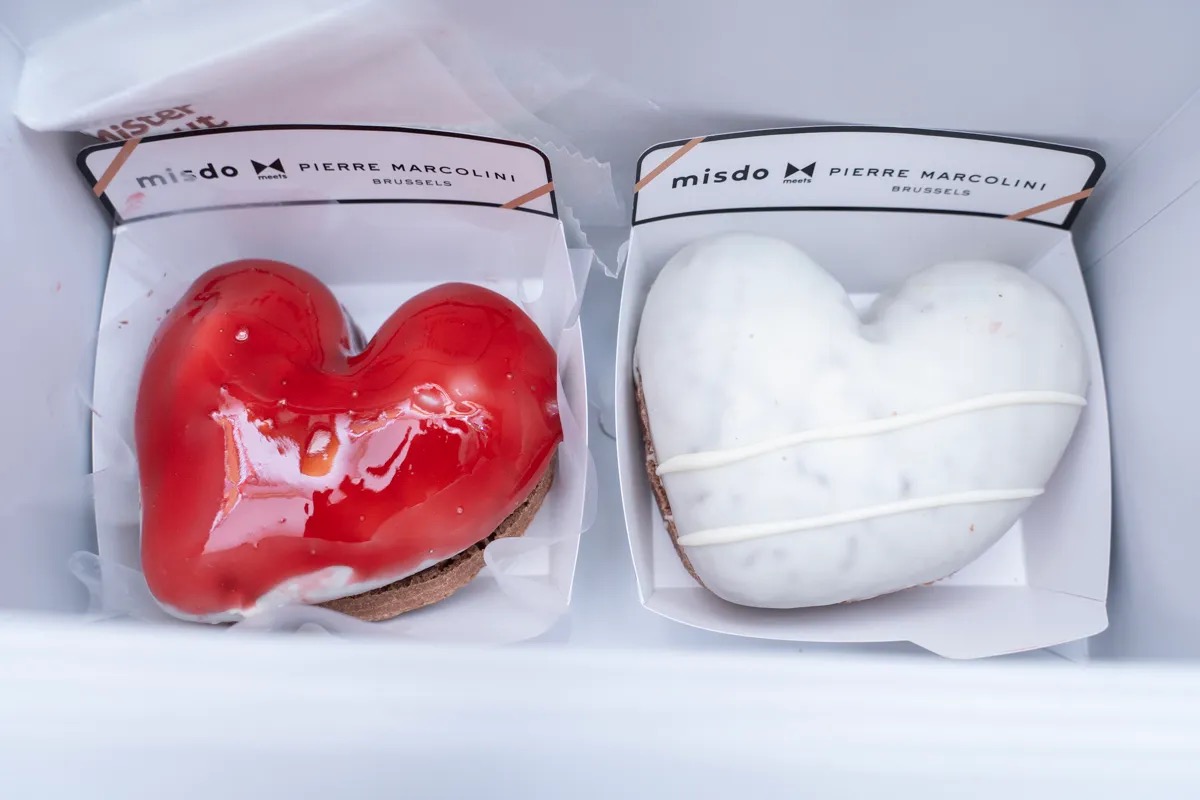 Mister Donut and Pierre Marcolini launch Valentine's Day doughnuts in Japan.