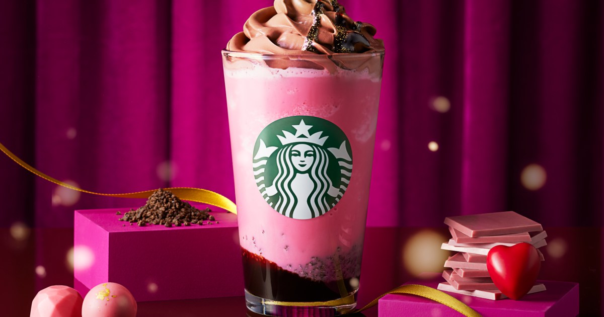 Starbucks Japan releases new Ruby Chocolate Frappuccino for Valentine’s