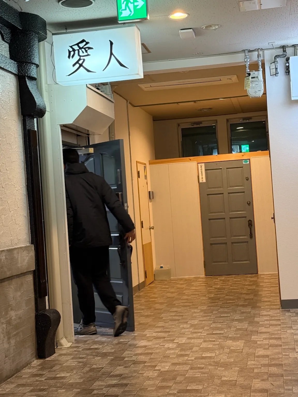 Believe it or not, this row of retro Japanese bars is actually a
