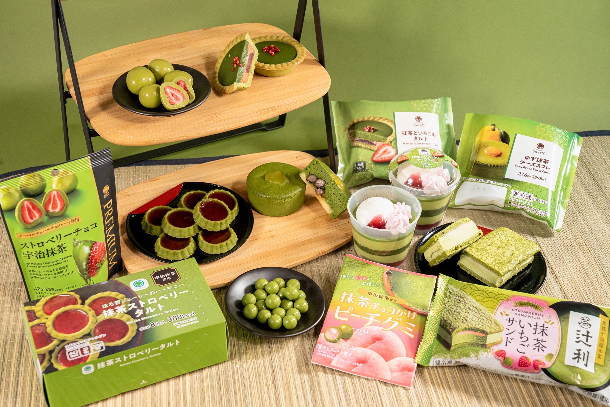 Family Mart releases new collection of Uji matcha sweets to make