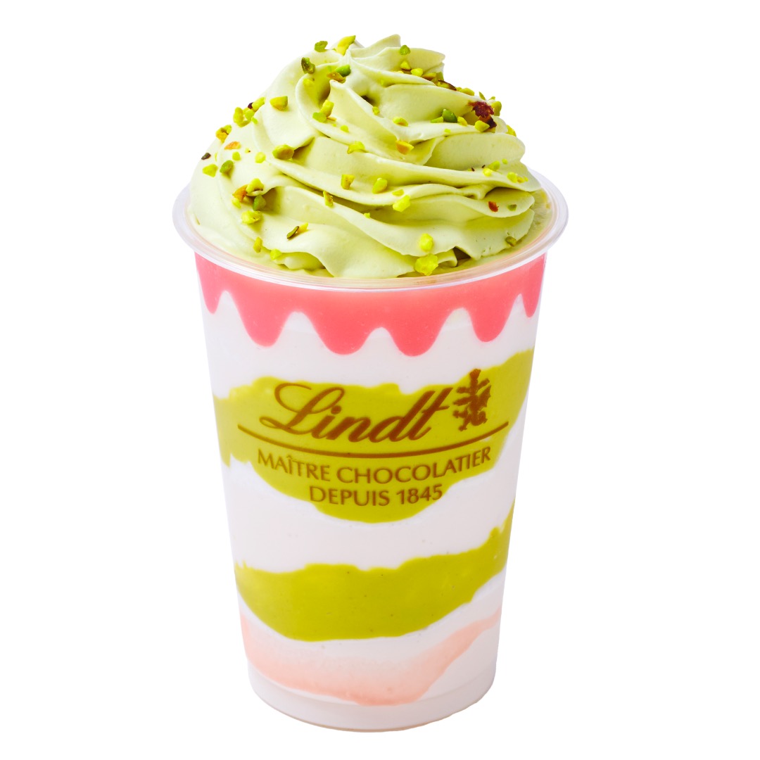 Lindt Japan adds a Sakura and Pistachio Chocolat Drink to its menu