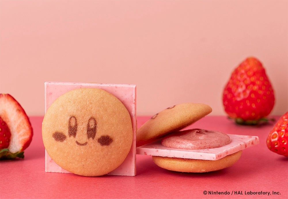 Kirby Cafe x Captain Sweets Burger release “double strawberry