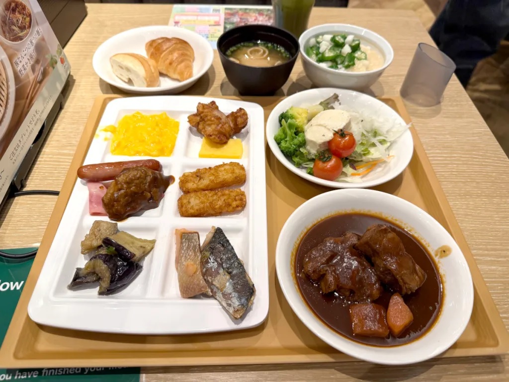 Best breakfast in Akihabara? Might be the breakfast buffet at this “family restaurant”