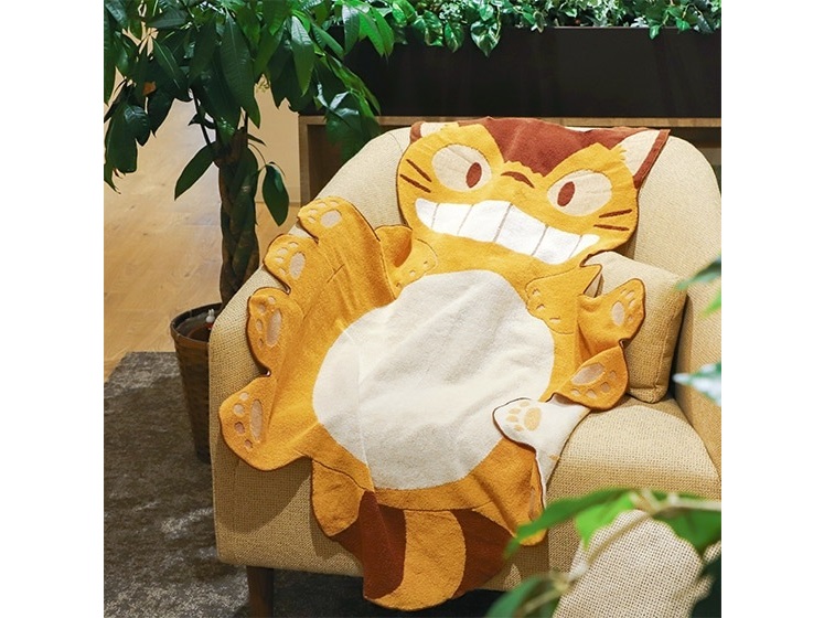 Catbus and Totoro towlkets are part towel, part blanket, all