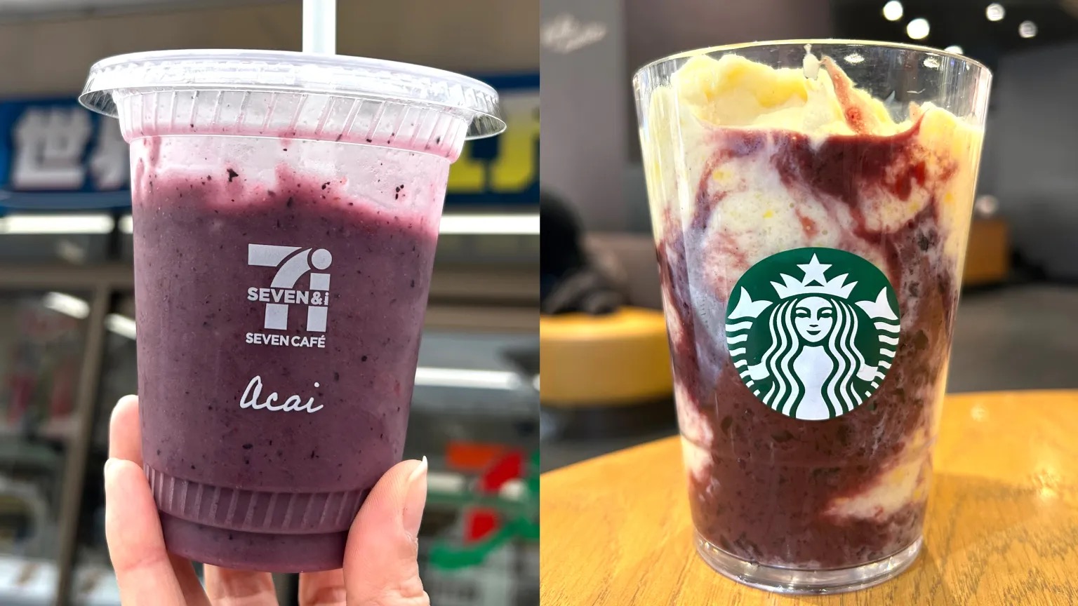 Starbucks vs 7-Eleven: Which chain serves up the best acai drink