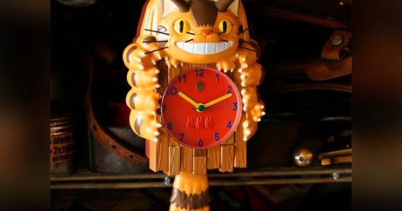 Catbus Clock Catbus clock from Studio Ghibli keeps an eye on the time…and on you ...