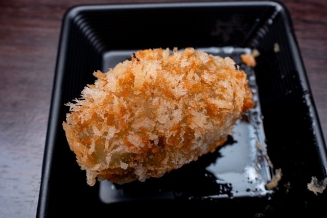 Deep-fried mint chocolate croquettes and gnocchi gratin on sale at