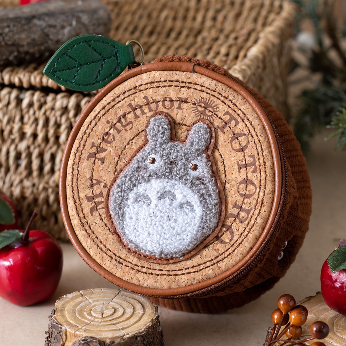 Totoro log plushie pouches, clear-tummy bags are here to adorably