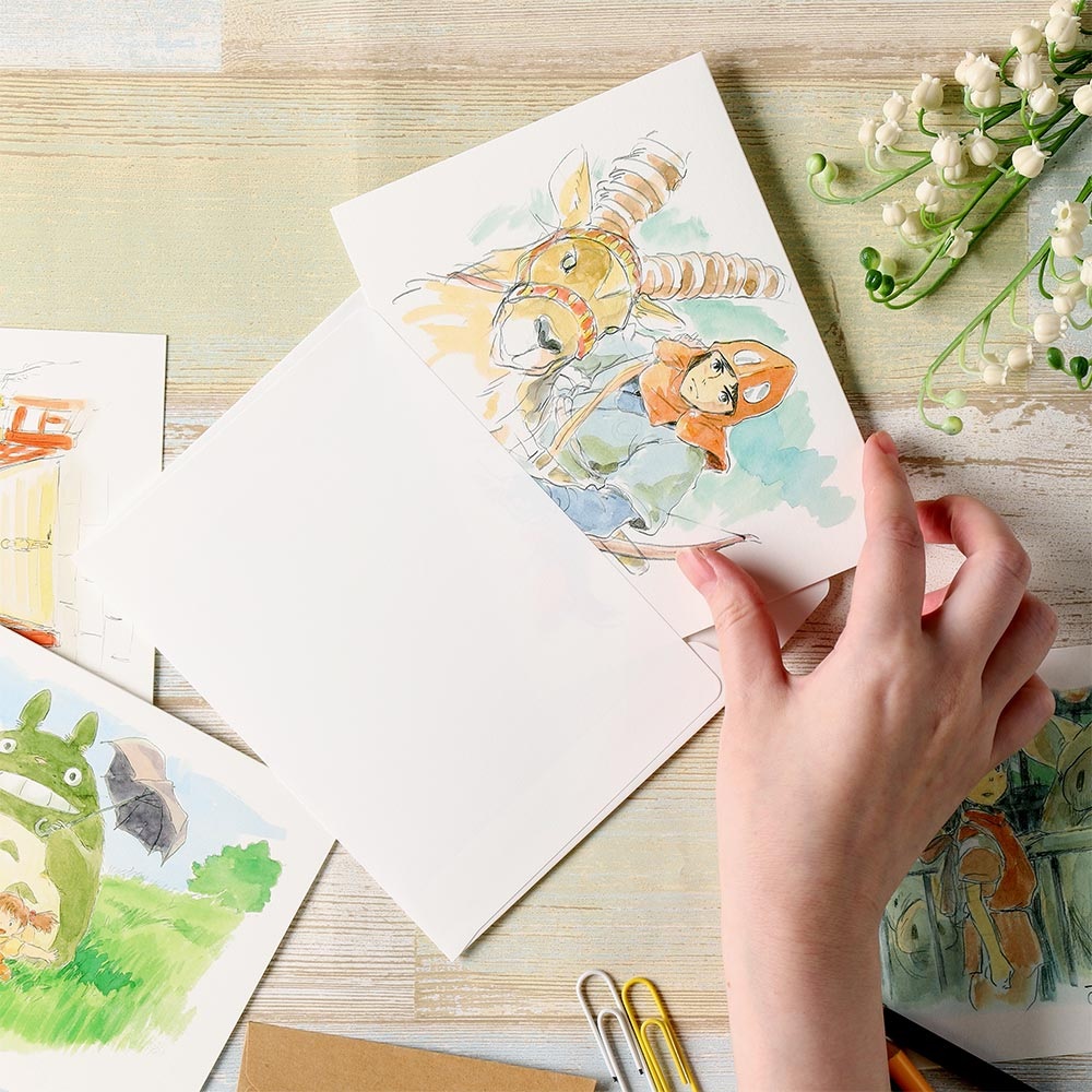 Ghibli anime art greeting cards are a canvas to tell friends and