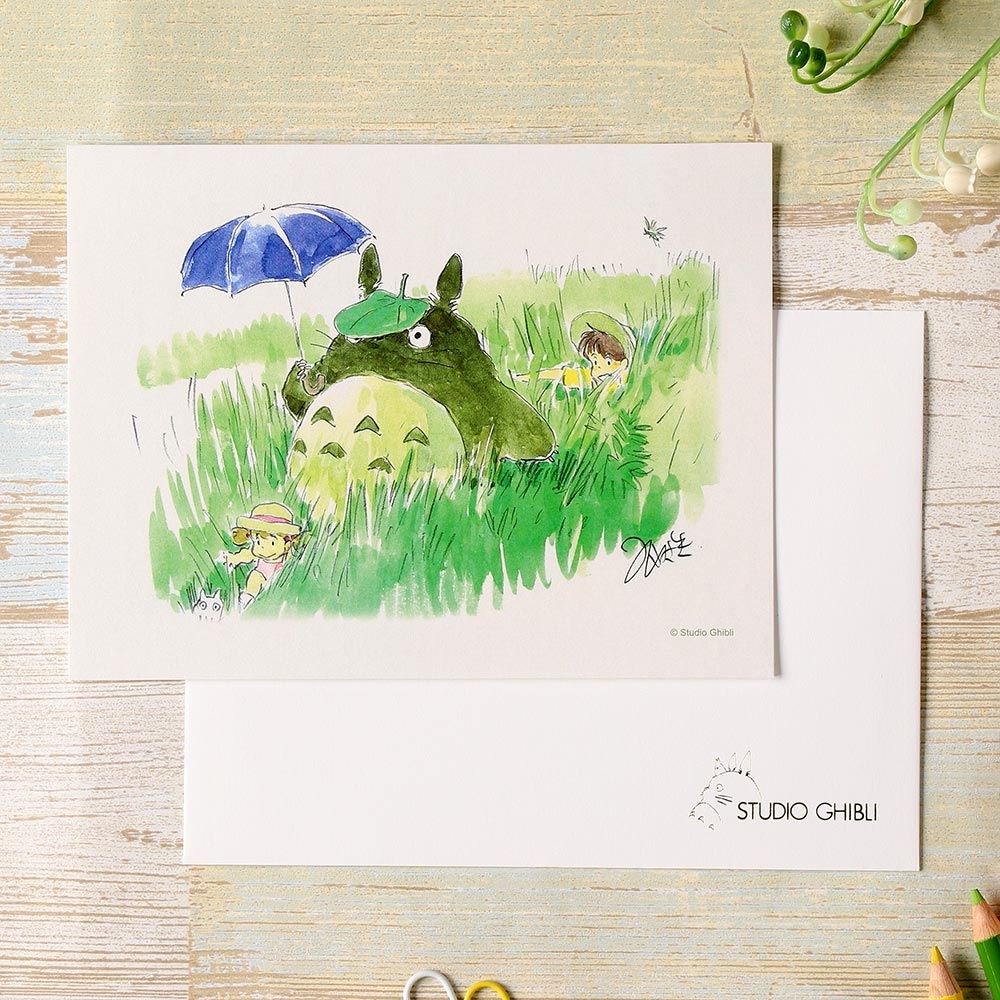Ghibli anime art greeting cards are a canvas to tell friends and